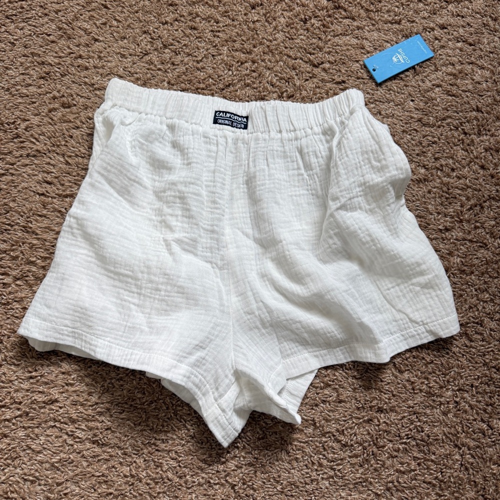 NWT Cupshe High Rise Cotton Shorts - Picture 2 of 4